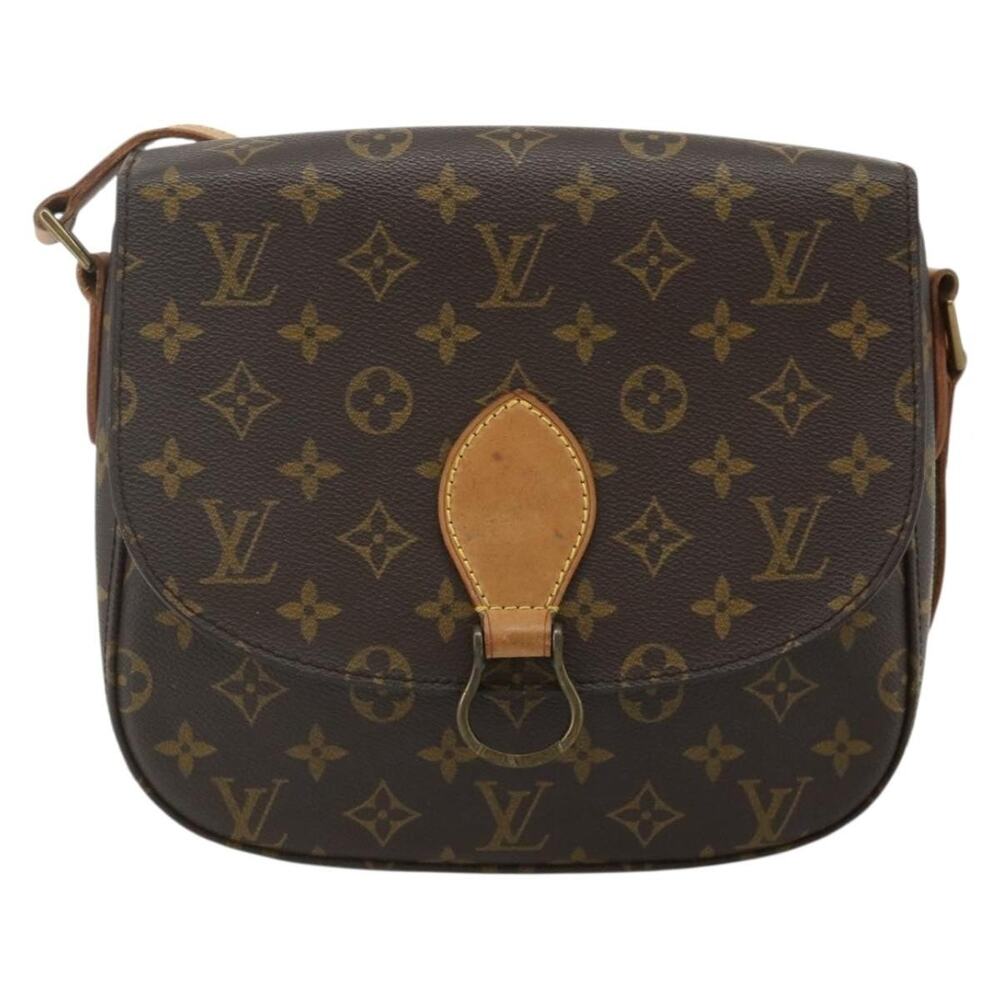 Louis Vuitton Monogram Saint Cloud GM Shoulder Bag Brown